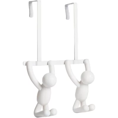 UMBRA Pat&egrave;re double Buddy Hook blanc -  - Blanc - Plastique