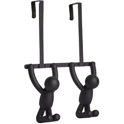 UMBRA Pat&egrave;re double Buddy Hook noir -  - Noir - M&eacute;tal