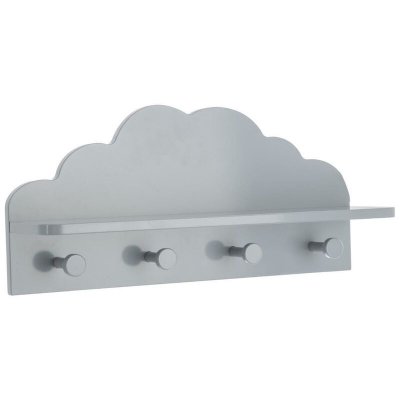ATMOSPHERA Pat&egrave;re Enfant Nuage - Gris 22x48 cm -  cr&eacute;ateur d'int&eacute;rieur