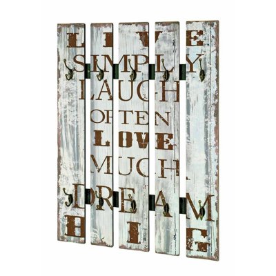 SWITHOME Pat&egrave;re Murale Vintage Love 100cm Bleu