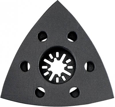 Patin abrasif pour ponceuse triangulaire 93 MM, mt, 626421000 - Metabo