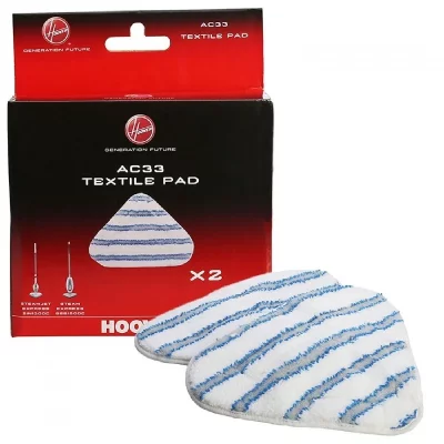 HOOVER Patins X2 En Toile Microfibre Ac33 Pour Nettoyeur Vapeur Steamjet 