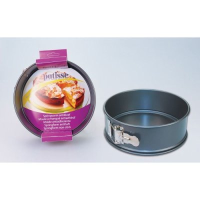 PATISSE  moule a manqu&eacute; avec charniere antiadh&eacute;sif en acier revetu - 26 cm PAT8712187029256