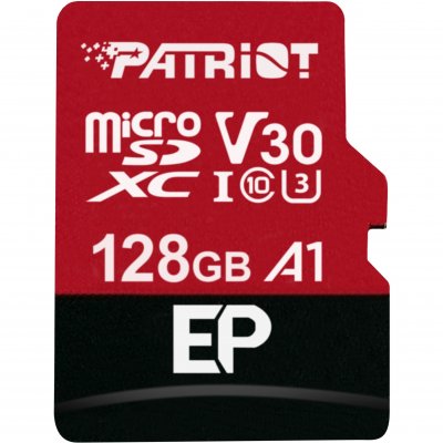 PATRIOT  ep series 128gb micro sdxc v30, up to 100mb/s