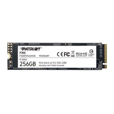 PATRIOT MEMORY  P300P256GM28 disque SSD M.2 256 Go PCI Express NVMe