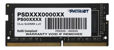 PATRIOT  Signature Series 1x8gb Ddr4 3200mhz Ram Memory Noir