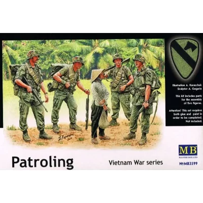 MASTERBOX Patroling, Vietnam - 1:35e - Master Box Ltd. 
