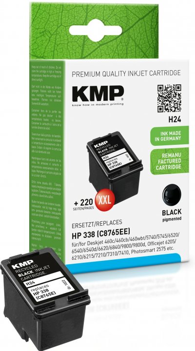 KMP Patrone HP C8765E sw Compatible 25,5ml H24