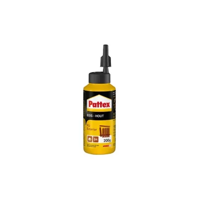 PATTEX  Colle &agrave; Bois PU , sp&eacute;cial collage ext&eacute;rieur - Biberon 200g