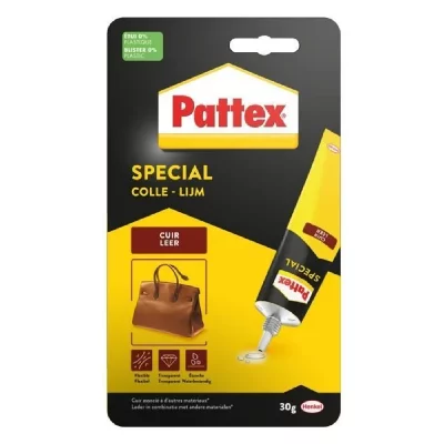 PATTEX  Colle Sp&eacute;cialit&eacute;s Mat&eacute;riaux Cuir Tube 30g