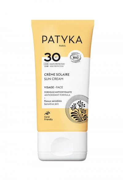 PATYKA  Cr&egrave;me Solaire Visage SPF30 Bio 40ml