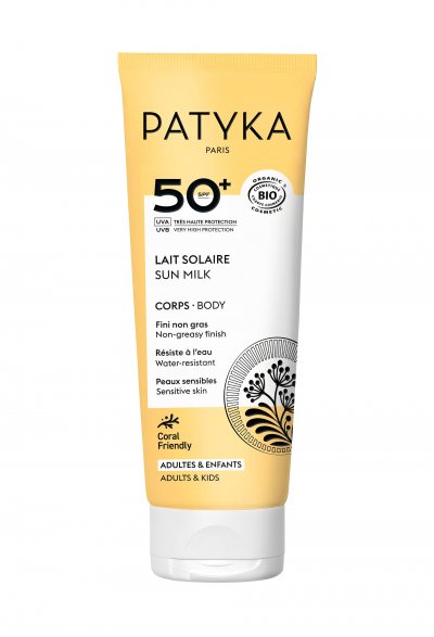 PATYKA  Spray Solaire Corps SPF50+ Bio Adultes et Enfants100ml