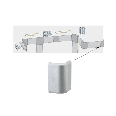 PAULMANN  70274 Function Duo Kit de 2 couvercle d'extr&eacute;mit&eacute;, Plastique
