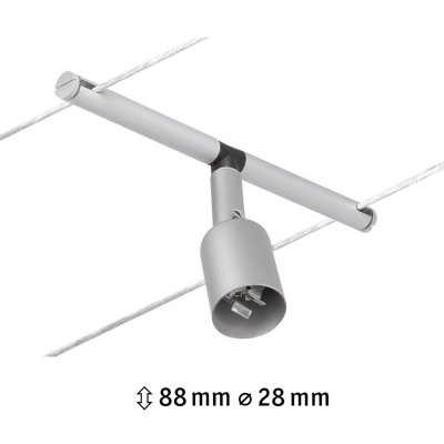 PAULMANN  - Projecteur simple salt 944.43- gu5.3 socket matt chrome