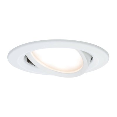 PAULMANN  Spot Nova Coin Rond, Inclinable, Blanc
