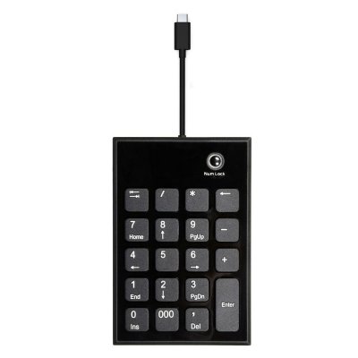 PORT DESIGNS Pav&eacute; num&eacute;rique filaire USB-C  Noir