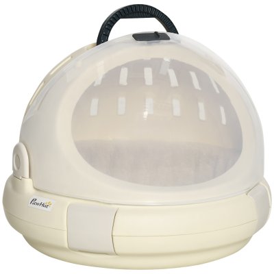 PAWHUT  - Maison pour Chat - PP Peluche - 41x41x35.2cm - Beige