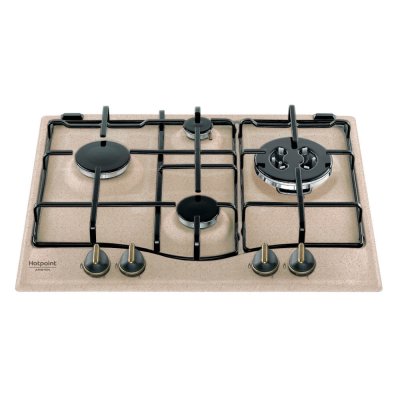 HOTPOINT PC 640 T (AV) R /HA Table de Gaz 60 cm 2600 W 240 V 60Hz &Eacute;maill&eacute;es Avoine