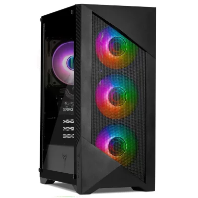 YEYIAN PC de jeu  Edge 44F0C-5601ESP - Core i5 14400F - 32 Go de RAM DDR5 - RTX 5060