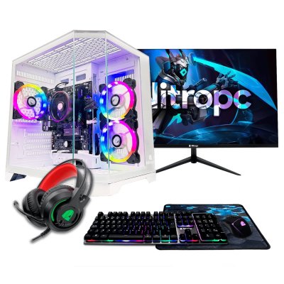 NITROPC PC Gamer  Pack Avanc&eacute; AMD Ryzen 3 3200G Radeon Graphics 8Go SSD 480 Go