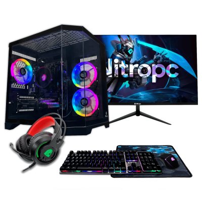 NITROPC PC Gamer  Pack Avanc&eacute; AMD Ryzen 7 5700X GeForce RTX 5060 8Go 32Go SSD 1 To