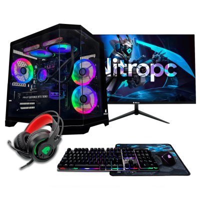 NITROPC PC Gamer  Pack Avanc&eacute; AMD Ryzen 7 5800X GeForce RTX 5060 Ti 16Go 32Go SSD 1 To