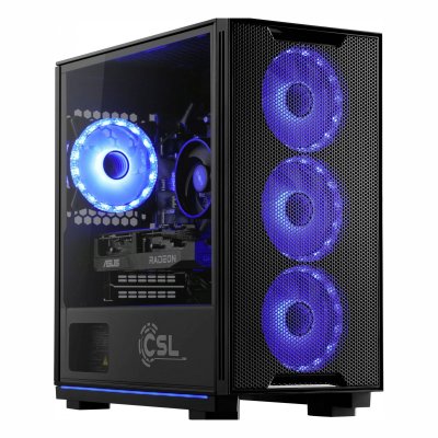 CSL COMPUTER PC Gaming CSL M10060 AMD Ryzen 5 5600 (6&times; 3500 MHz) GeForce RTX 4060 Ti 16 Go de RAM M.2 SSD 1000 Go