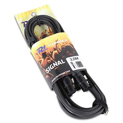 POWER DYNAMICS PD Connex C&acirc;ble audio cordon 2x xlr m&acirc;le - 2x xlr femelle - 3m