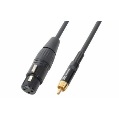 POWER DYNAMICS PD Connex C&acirc;ble audio cordon xlr femelle - rca m&acirc;le - 3m