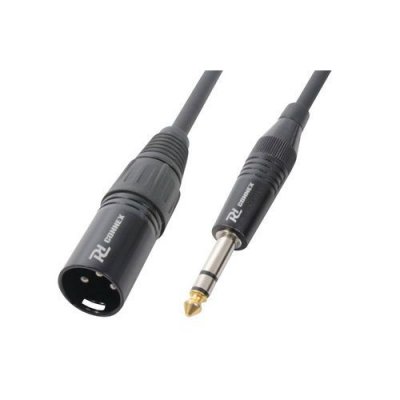 POWER DYNAMICS PD Connex C&acirc;ble audio cordon xlr m&acirc;le / jack 6,35 st&eacute;r&eacute;o - 1,5m