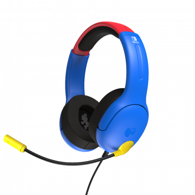PDP  Airtile Lvl 40 Mario Gaming Headset Bleu