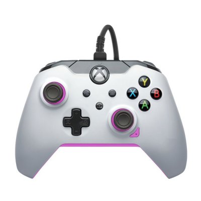 PDP  Manette filaire  pour Xbox et PC Blanc et rose - 0708056069032