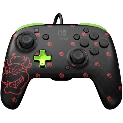 PDP  REMATCH GLOW Wired Controller Bowser Nintendo Switch