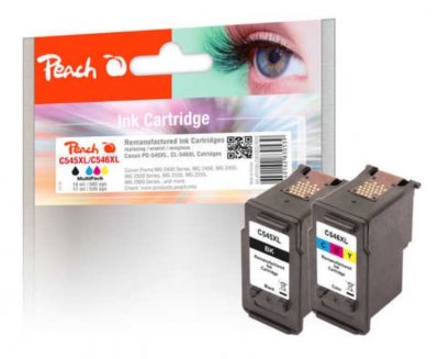 PEACH  0F319026 cartouche d''encre Noir, Cyan, Magenta, Jaune
