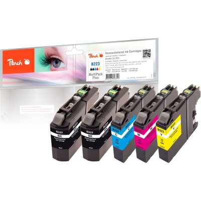 PEACH  PI500-135 cartouche d''encre Noir, Cyan, Magenta, Jaune