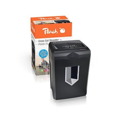 PEACH  PS500-70 Destructeur de documents coupe crois&eacute;e 5 x 35 mm P-4