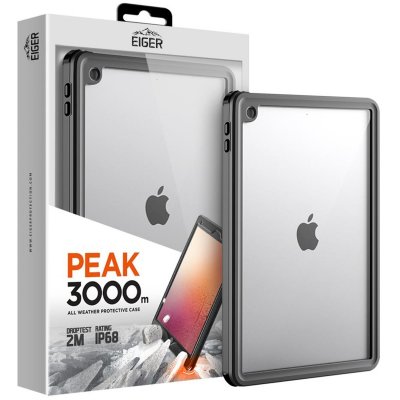 EIGER Peak 3000m Etui pour iPad 10.2 (2019) & (2020) toutes saisons Protection int&eacute;grale 360&deg; Noir