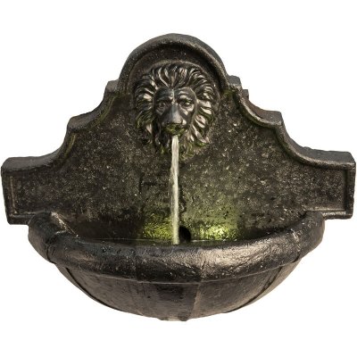 TEAMSON HOME Peaktop VFD8433-EU Fontaines &agrave; Chute d'eau, Marron fonc&eacute;, 562146