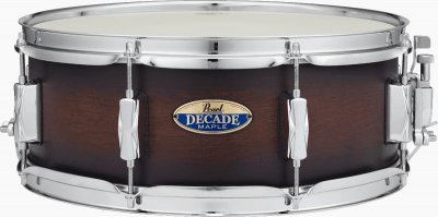 PEARL  DRUMS DECADE MAPLE 14x5,5"" SATIN BROWN BURST
