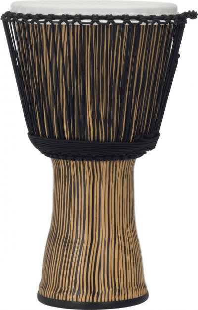 PEARL MUSICAL INSTRUMENT COMPAGNY Pearl PBJVR-14/698 Rope Tuned Zebra Grass djemb&eacute; 14 pouces