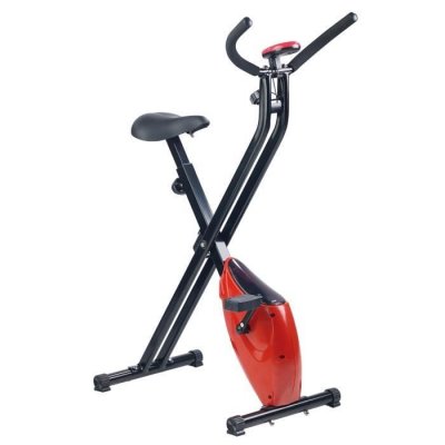 PEARL SPORTS  V&eacute;lo d'appartement pliable avec ordinateur d'entra&icirc;nement