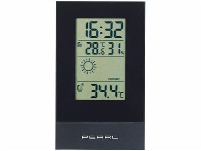 PEARL  Station m&eacute;t&eacute;o num&eacute;rique avec r&eacute;veil et Tendances m&eacute;t&eacute;o FWS-70