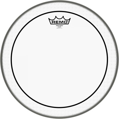 REMO Peau Pinstripe transparent 13'' - Tom et caisse claire PS-0313-00