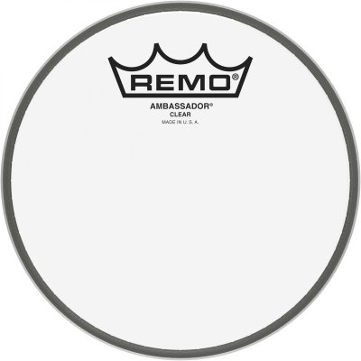 REMO Peau pour tom 6 '' - Ambassador Transparente - BA-0306-00