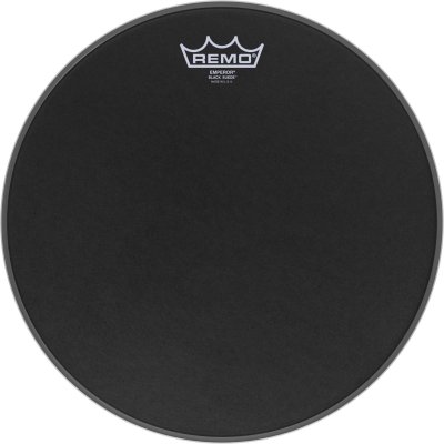 REMO Peau Pour Tom Et Caisse Claire 13'' -  Black Suede Emperor - Be-0813-Es
