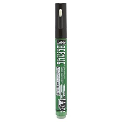 PEBEO P&eacute;b&eacute;o 201423 Marqueur acrylique Pointe ronde 1,2mm Vert