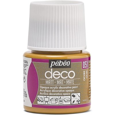 PEBEO P&eacute;b&eacute;o 204051 D&eacute;co Acrylique Mat 1 Flacon Ocre 45 ml