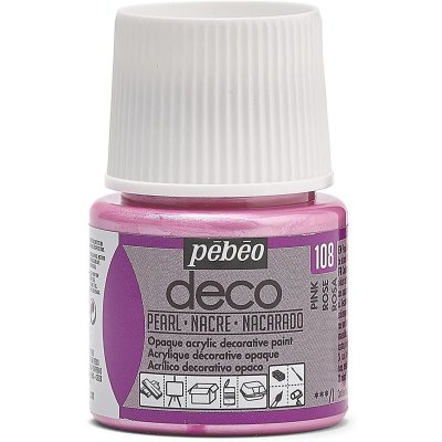 PEBEO P&eacute;b&eacute;o 285108 D&eacute;co Acrylique 1 Flacon An&eacute;mone Nacr&eacute;e 45 Ml