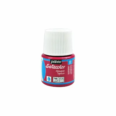 PEBEO P&eacute;b&eacute;o 295081 Setacolor Opaque 1 Flacon Framboise 45 ml