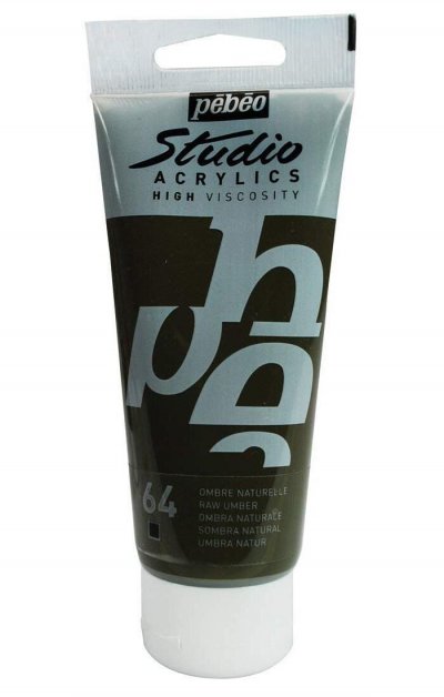 PEBEO P&eacute;b&eacute;o 831064 Studio Acrylique Tube Ombre Naturelle 100 ml